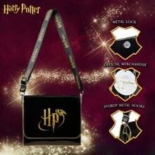 Harry Potter Handbag Cross Body Bag Stylish Shoulder Adjustable Strap Travel Holiday Shopping Gift - Black - View 4