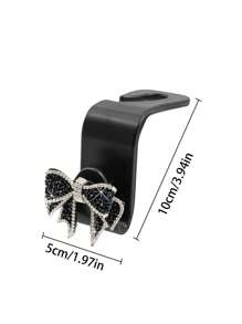 1pc/2pcs Car Hook Seat Back Front And Rear Bowknot Car Multifunctional Storage Backrest Small Hook