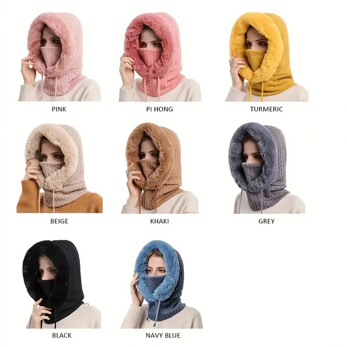 Bufanda Infinita De Lana Forrada – Cuello Grueso Antiviento – Esquí, Nieve – Unisex – Hecha A Mano