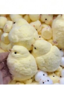 Brinquedo de Galinha Taba Artesanal, Brinquedo de Aperto em Formato de Hamster, Super Macio Brinquedo Fidget, Brinquedo Taba Grande, Brinquedo Taba de Galinha Macio Super Macio Brinquedo Fidget, Brinquedo de Aperto de Silicone (Feito à Mão Com um Pouco de Imaginação Não Afeta o Uso) - Multicolorido - Visão 7