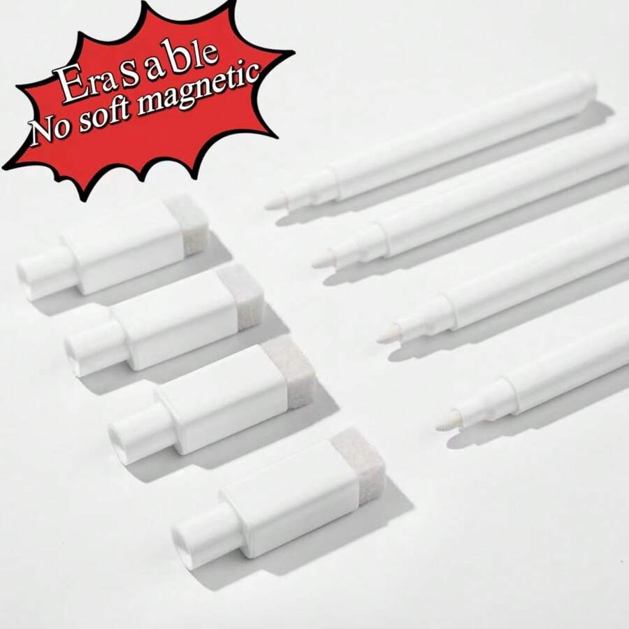 3 pièces de marqueurs non toxiques à effacer à sec pour tableau blanc, stylos marqueurs