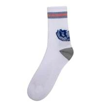 Puma 1 Pair Unisex Letter & Striped Athletic Socks