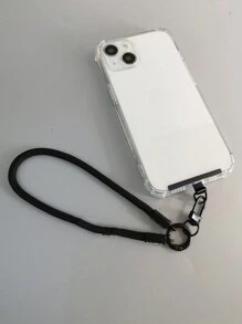 1pc Metal Connector Clip Fixed Washer Ultra-Thin Phone Case Hook Stainless Steel Phone Lanyard Washer, Gift For Mother, Family, Friends, Birthday, Festival Phone Charm, Phone Strap - Multicolor - View 3