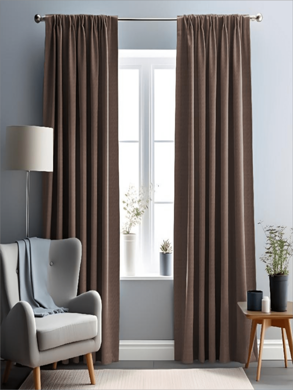 Opaque Solid Color Curtain Panels, Nano-Material Blackout Screens For Skylights, Nap Companions, Bedroom & Living Room Partitions, Linen