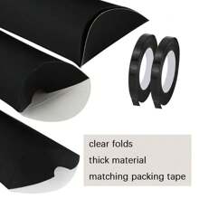 30pcs Solid Color Oversized Gift Boxes, Extra Large Kraft Paper Wedding/Christmas Gift Boxes, Pillow Shaped Kraft Paper Candy Box, Party Gift Box With Ribbon - Multicolor - View 4