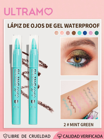 ULTRAMO 1 pieza Lápiz Delineador de Ojos Mate Impermeable, Secado Rápido, Duradero, Aplicación Suave,  Perfecto para Maquillaje de Ojos Versátil, Cosméticos de Belleza
