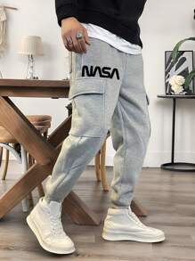 Men's Casual Printed Sweatpants, Stylish And Practical For Daily Life