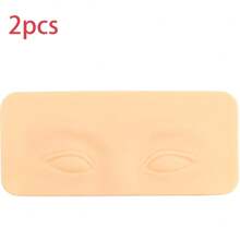 逼真的人头模型，仿皮革材质，适合化妆练习、纹眉、睫毛和眼妆，有助于提高技巧和外观，化妆，便宜，房间装饰，梳妆台，旅行，卧室，化妆配件