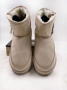 Women Snow Boots - Beige - View 4