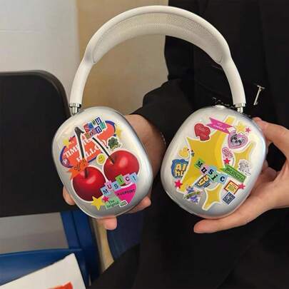 Cherry 图案美式保护套 适用于 Airpods Max 耳机