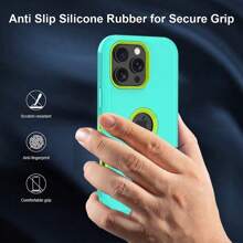 带屏幕保护膜的手机壳钢化玻璃适用于 iPhone 13/14/15/16 Pro Max Plus 重型三合一军用级防摔防尘耐用防护防震外壳适用于圣诞节、生日、新年礼物、冬季、送给家人、朋友、生日、女朋友、男朋友的礼物，送给家人、朋友、孩子、生日、春季、节日、男朋友、女朋友、情人节的礼物