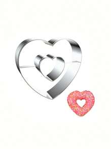 1 szt. Stal nierdzewna Czekoladowy pączek, kwiat i serce w kształcie DIY Formy do ciasteczek/ciasteczek do pieczenia