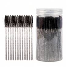 100pcs/Set Disposable Eyelash Brushes With Bucket Roller, Micro Eyelash Mascara Wands, Wholesale For Eyelash Extension Makeup - Multicolor - View 13