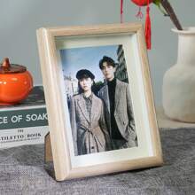 1pc Customized Photo, Customized Photo Album Page (Minimalist Frame + Customized Photo), Wooden Frame, Tabletop Display, Creative Wooden Frame, Finished Frame Simple, Rich In Color, Modern, High-Quality Customization, Personalized, Unique Ideal Gift, Suitable For Boyfriend, Girlfriend, Mom, Dad, Family, Friends, Anniversary, Valentine's Day, Mother's Day, Birthday, Children's Day, Father's Day, Graduation, Wedding Gifts - Multicolor - View 11