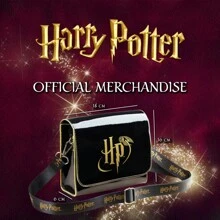 Harry Potter Handbag Cross Body Bag Stylish Shoulder Adjustable Strap Travel Holiday Shopping Gift - Black - View 5