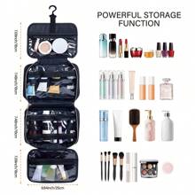 UOZL Toiletry Bag Hanging Travel Toiletry Storage Box, Large Capacity Portable Makeup Box, Multi-Compartment Design With Free Rotating Hook, Spacious Makeup Storage Box Makeup Bag Makeup Bags Makeup Organizer Make Up Organizer Make Up Bag - Multicolor - View 6