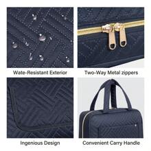 UOZL Toiletry Bag Hanging Travel Toiletry Storage Box, Large Capacity Portable Makeup Box, Multi-Compartment Design With Free Rotating Hook, Spacious Makeup Storage Box Makeup Bag Makeup Bags Makeup Organizer Make Up Organizer Make Up Bag - Multicolor - View 7