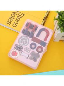 Lehr-Magnet-Materialien. Puzzle Magnetisches Dynamik-Wissenschafts-Experiment-Set. Schule Magnet-Experiment-Set [Zufällige Boxenfarbe], Schulmaterial, Schulanfang