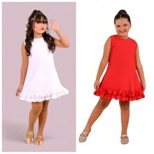 Children's White Christmas Dress For Graduation Party - Blanco - Ver 2