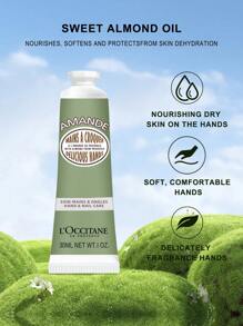 L'Occitane En Provence Almond Hand Crema Nourishes And Softens - 1.0 OZ./30ml - Almond - 查看 6