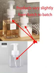 1 chai rửa tay 500ml/300ml, chai bơm du lịch 450ml/250ml, chai tạo bọt, chai đựng sữa dưỡng thể, chai dầu gội và sữa tắm, chai đựng xà phòng, chai đựng sữa dưỡng thể và xà phòng rửa tay tiện lợi, chai tạo bọt - Nhiều màu - Xem 8