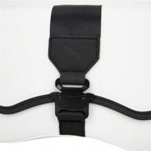 Puma Prime Idol 法棍包，休闲手提包，时尚法棍手提包，腋下斜挎包，090388-02 - 白-黑色 - 查看 3