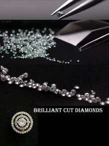 1 pièce Accessoire de mode haut de gamme en cristal pour femmes pour faire soi-même un bracelet de charme. La base convient pour un port quotidien et est un cadeau parfait pour les fêtes et anniversaires.
