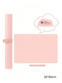 1 PC Nail Art Table Mat, PU And Washable Foldable Nail Polish Hand Rest Arm Wrist Rest Pad For Nail Art Instructor Nail Care Nail Salon Tools, Foldable Nail Art Hand Pad For Nail Art Armrest Pad, Soft Microfiber Leather Nail Art Mat , Manicure Mats, Manicure Table Mats, Manicurist Salon Home Table Mats,Two Colors Of Buttons Are Shipped Randomly