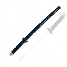 Épée de cosplay, épée katana en PU, épée de cosplay de samouraï mort, cadeaux d'anniversaire - Noir - Voir 5