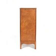 Modern Bathroom Floor Cabinet &Linen Cabinet With Adjustable Shelves,Antique Brass(14.5"*12.6"*35.7")