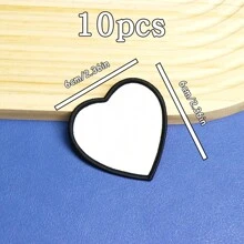 Parches de tela (de planchar), 10 formas de parches en blanco para sublimación, accesorios de ropa, apliques DIY, parches para coser y reparar para manualidades DIY, ropa, chaquetas, vaqueros, vestidos, bolsas, mochilas, sombreros, decoraciones, regalos del Día de San Valentín - Multicolor - Ver 25