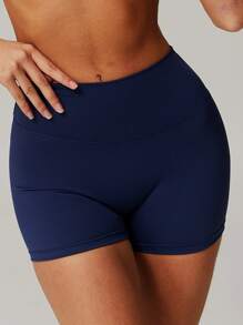 MASKERT Women's Fitness Shorts, Yoga Pants, Running Sports Pants, High Elasticity Sports Pants, Pleated And Hip Lifting Pants