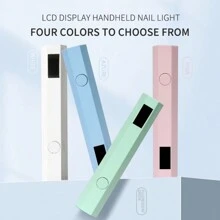 Lámpara secadora de uñas portátil conveniente UV/LED para curar todo tipo de esmalte de uñas, herramienta de arte de uñas recargable USB de secado rápido