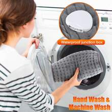 Therapeutic Electric Back Heat Pad Wrap For Muscle Tension Back Neck Relief Gift - Grey - View 7