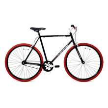 Thruster Fixie Men's Bike, Adult, Ages 13+, Black/Red - Black - View 1