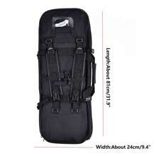 OUKANING Detector de metales detector de metales bolsa de transporte bolsa de transporte mochila pesca - Negro - Ver 3