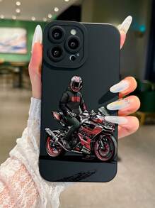 摩托车骑行风格街头时尚手机壳适用于 Apple 16 Pro Max、14、13、12、11 Pro Max、XS Max、X、XR、8、7、6S、Plus、Mini 和 Galaxy A13 4G、S21 FE 5G、A15、A21S、A34、A12、A50、S21、A71，防摔保护套，适合作为生日礼物，女朋友或男朋友使用防水防震防刮