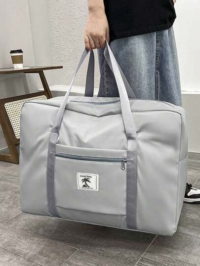 64L Ultra Large-Capacity Foldable Lightweight Travel Storage Bag, Portable Waterproof Packing Luggage Bag, Travel Fitness Handbag, Quilt Clothes Storage Bag, Perfect For Travel And Dorms, Bedroom Accessories School Supplies Back To School Dorm Essentials Bag For School School Accessories School Stuff