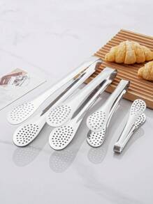 1/4pcs Stainless Steel Food Tongs Home Kitchen Saute Steak Tongs Barbecue Tongs Barbecue Tongs Baking Bread Tongs Food Tongs