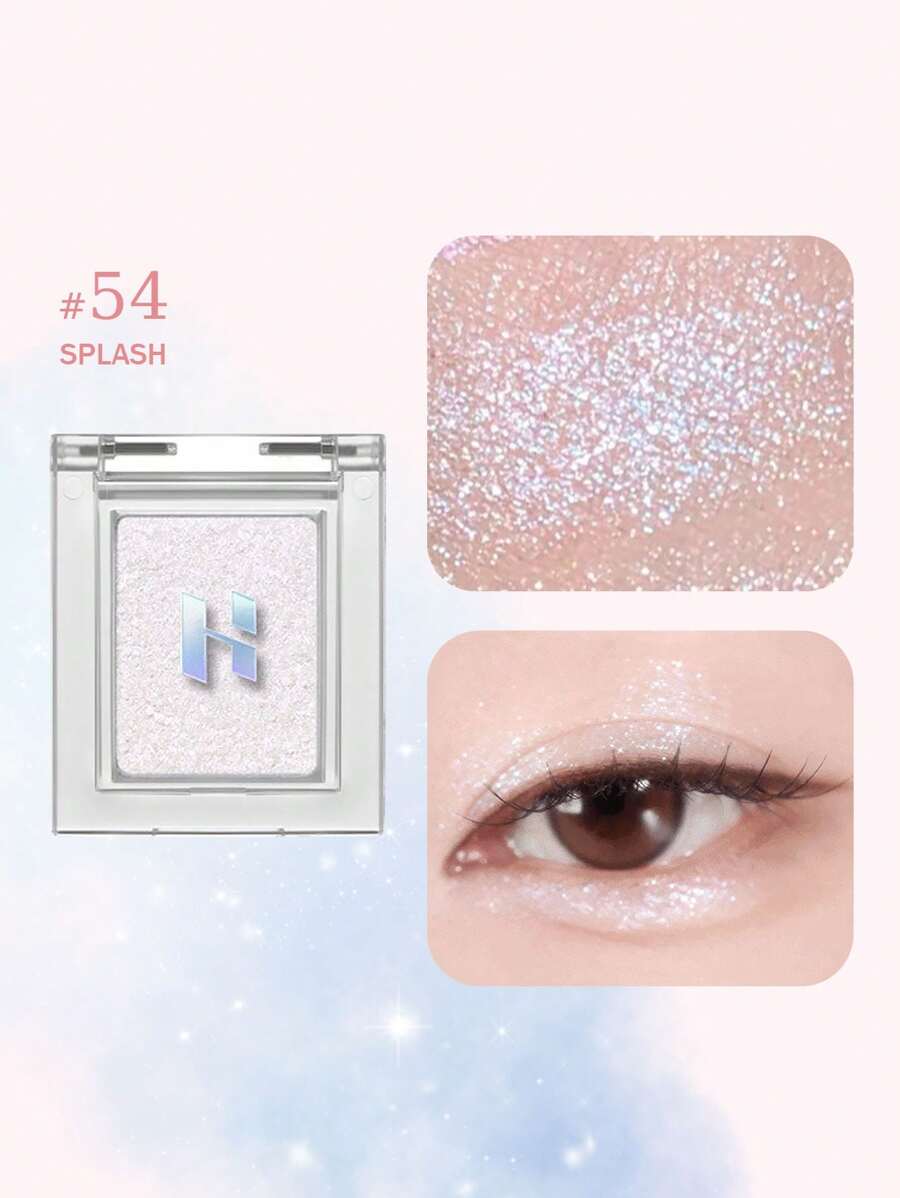 HOLIKA HOLIKA 我最喜欢的眼影 54 SPLASH 调色板 | 单色眼影 | 柔和中性灰色，持久，闪亮，透明水彩 | 适合所有人的轻松配色调色板 | 韩国美容，韩国化妆 - 54 SPLASH - 查看 1