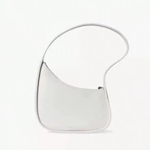 极简主义不对称新月形单肩包，腋下包手提包通勤包 - 彩色 - 查看 12