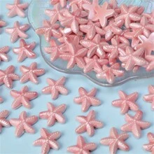 3pcs Colorful Starfish Ceramic Beads, For DIY Jewelry Making (Necklace, Bracelet, Keychain, Bag Chain), Suitable For Daily Wear And Gift Giving