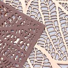 Shoppe house - Juego de 6 Manteles individuales PVC Antideslizante, Salvamanteles, Resistentes al Calor, Lavables para Cocina y Comedor