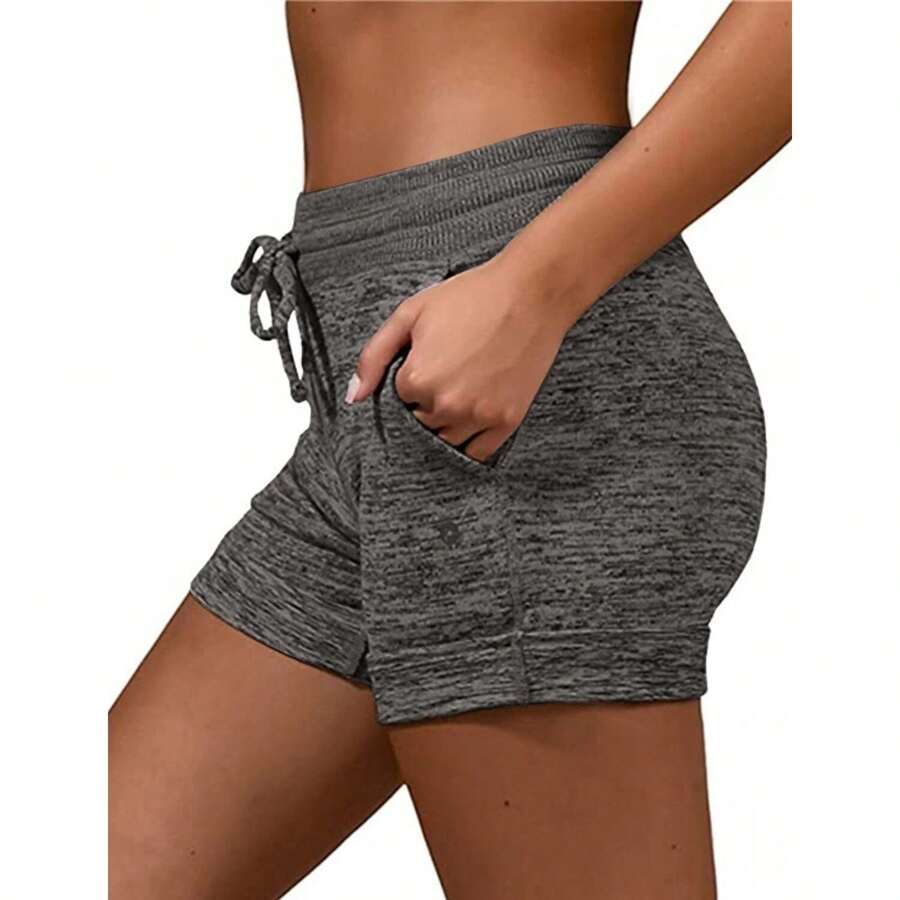 Women's Shorts Cotton Blend - 深灰色 - 查看 1