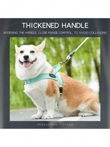 HP391 Reflective No-Pull Dog Harness With Soft Padding - Adjustable, Comfort Fit For Small To Medium Breeds