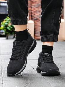 Zapatos de hombre de Primavera/Otoño 2025, estilo coreano con cordones, ligeros, calzado casual unisex minimalista para deportes al aire libre, transpirables para el uso diario, para senderismo, caminata y casual de negocios