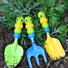 1pc/3pcs Home Gardening Tool, Outdoor Yard Garden Trowel Shovel, Garden Planting Iron Shovel Rake Tool, Flower Planting Tool, Garden Trowel, Cultivating Tool, Potting Trowel, Balcony Planting Tool, Fun Planting, For Flowers And Succulents, Including Soil Cultivator, Transplanting Trowel, Hand Rake