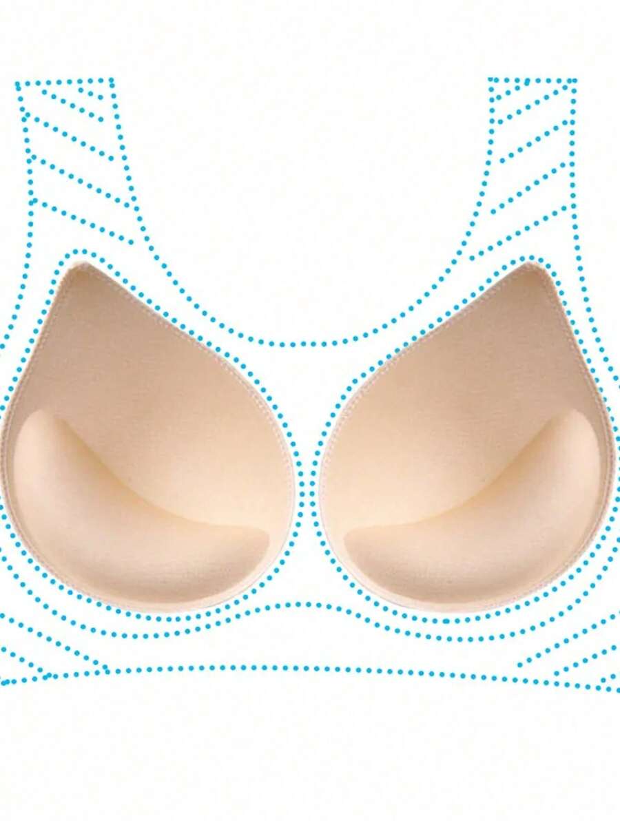 1 对运动聚拢文胸海绵垫、胸垫、丰胸产品、泡沫垫、胸罩杯、个人配饰