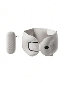 EVERYTHINK Gối chữ U bơm hơi du lịch công tác Gối cổ có thể gập lại di động Gối hỗ trợ cổ du lịch đường dài Bốn tùy chọn màu sắc - Nhiều màu - Xem 8