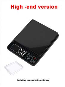 1PC Multi-Purpose Kitchen Food Digital Scale, Small Stainless Steel Coffee Kitchen Scale, 3kg Libra Type Kitchen Scale, Convertible Multiple GGNCFTFL . Oz LB: Oz, Mini-Food Scale, Professional Electronic Jewellery Scale, Backlit Liquid Crystal Display, For Home Cooking Scales, Travel, Food, (No Battery)